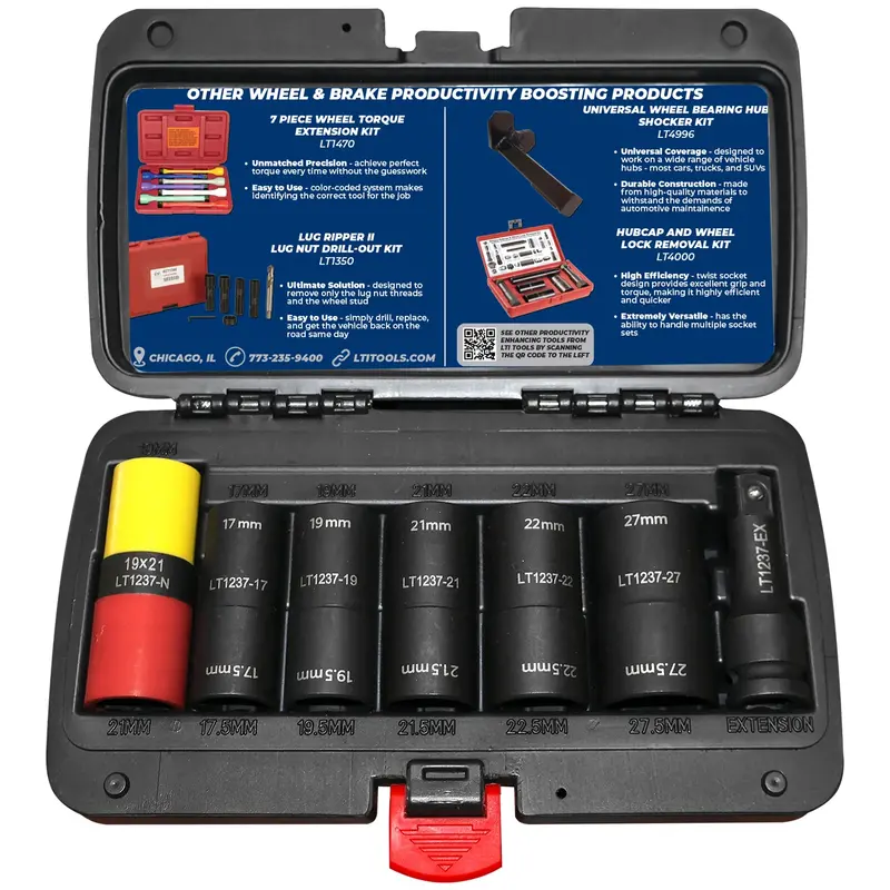 1/2-Inch Drive Flip Socket Set (7-Piece) 1