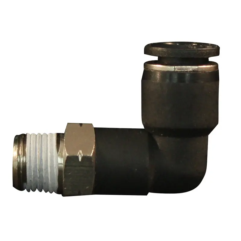 1/2" Mnpt 3/8" Od Push-To-Connect Swivel Elbow (Box Of 10) 1
