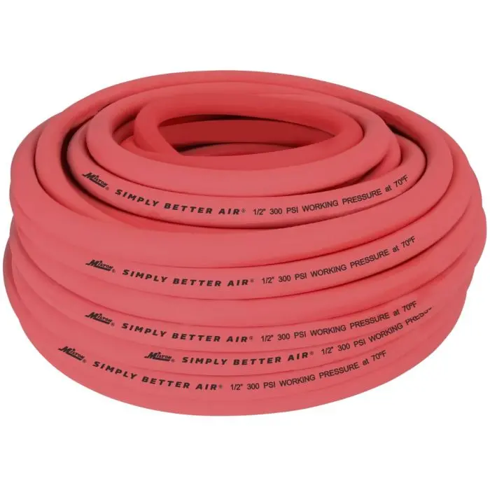 1/2" Ultra Lightweight Rubber Hose, 100' Bulk Hose W/ No Ends 1