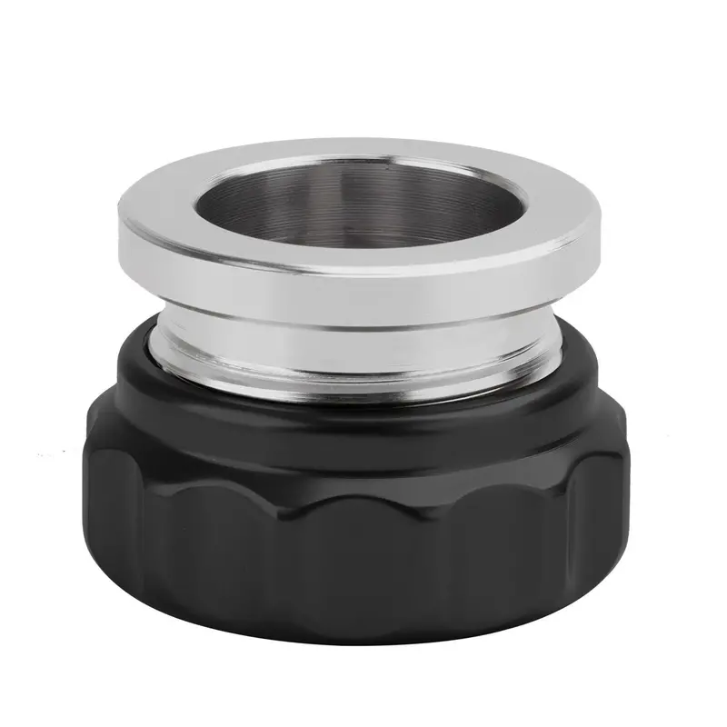 1"/25.4Mm Aluminum Alloy Weld On Filler Neck And Cap Oil, Fuel, Water Tank Black 1