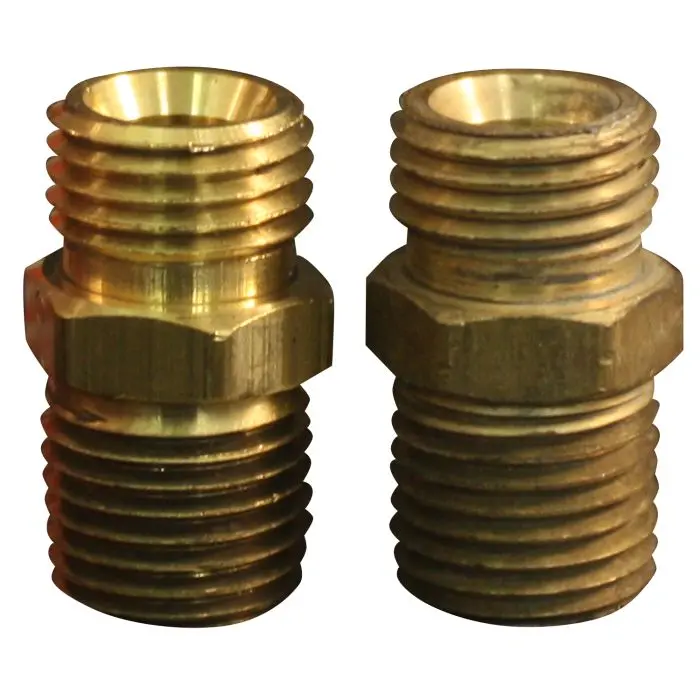 1/4" Mnpt X 1/4" Nps Hex Nipple Hose Fitting 1