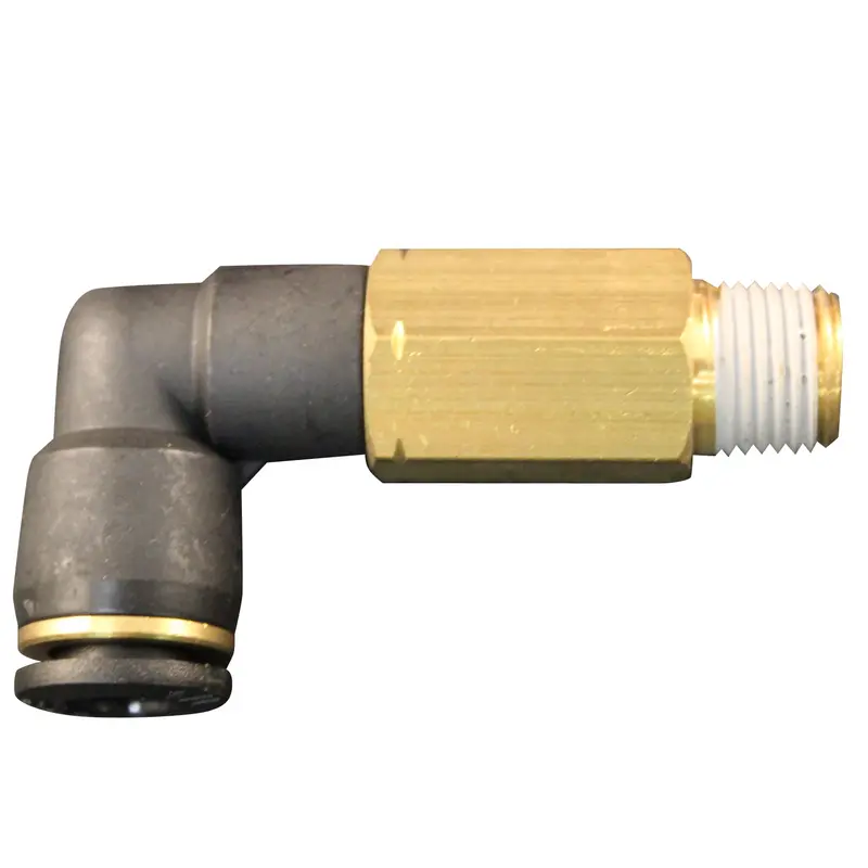 1/8" Mnpt 1/4" Od Push-To-Connect Extended Swivel Elbow (Box Of 10) 1
