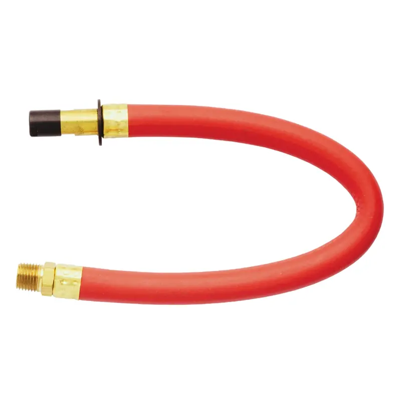12" Bayonet Inflator Gauge Hose Whip Replacement Straight Chuck Head 1