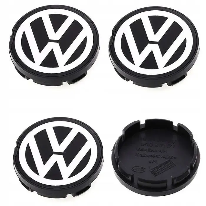 4 Cache Moyeu Volkswagen Vw 55Mm 6N0601171 Jante Centre De Roue Enjoliveur 1