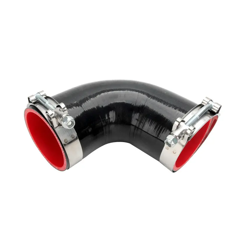 90 Degree Elbow Coupler Silicone Hose 3.5-Inch(89Mm) Length 102Mm With Clamp 1