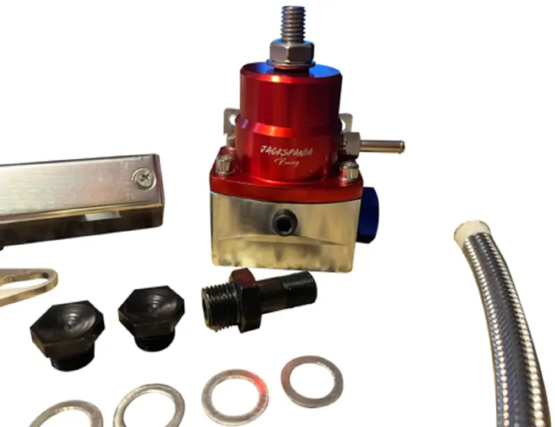 Adjustable Aero Efi Fuel Pressure Regulator Kit 160Psi Fuel Gauge An6 Hoses 6An 1