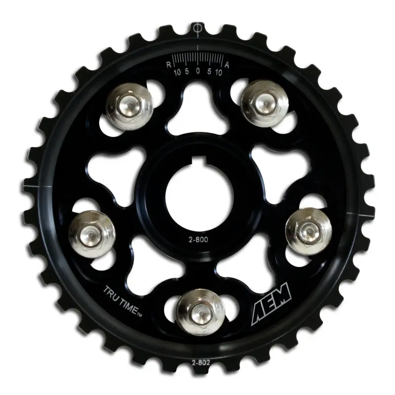 Aem 90-91 Acura Interga Rs Ls Gs & Gsr/ 99-00 Honda Civic Si Black Tru-Time Cam Gear 1