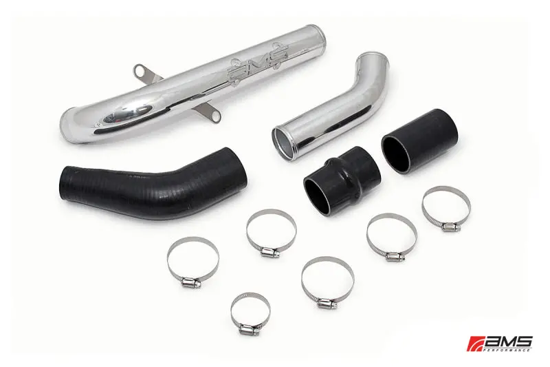 Ams Performance 08-15 Mitsubishi Evo X Upper I/C Pipe - Polished 1