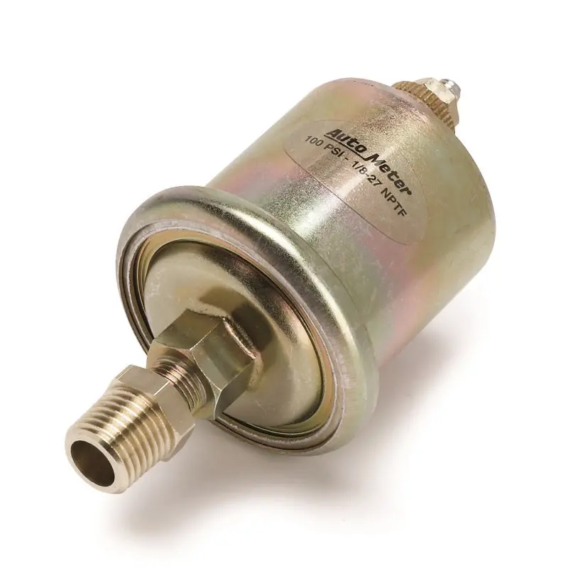 Autometer Accessories 0-100Psi 1/8In. Npt Male Oil Pressure Sensor (For Short Sweep Elec.) 1