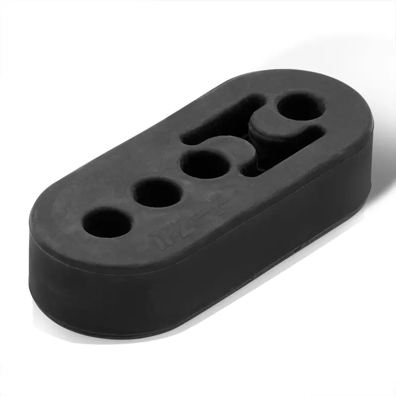 Black Universal Car 4-Hole Poly Bushing Support Hanger - Catback Exhaust Muffler 1