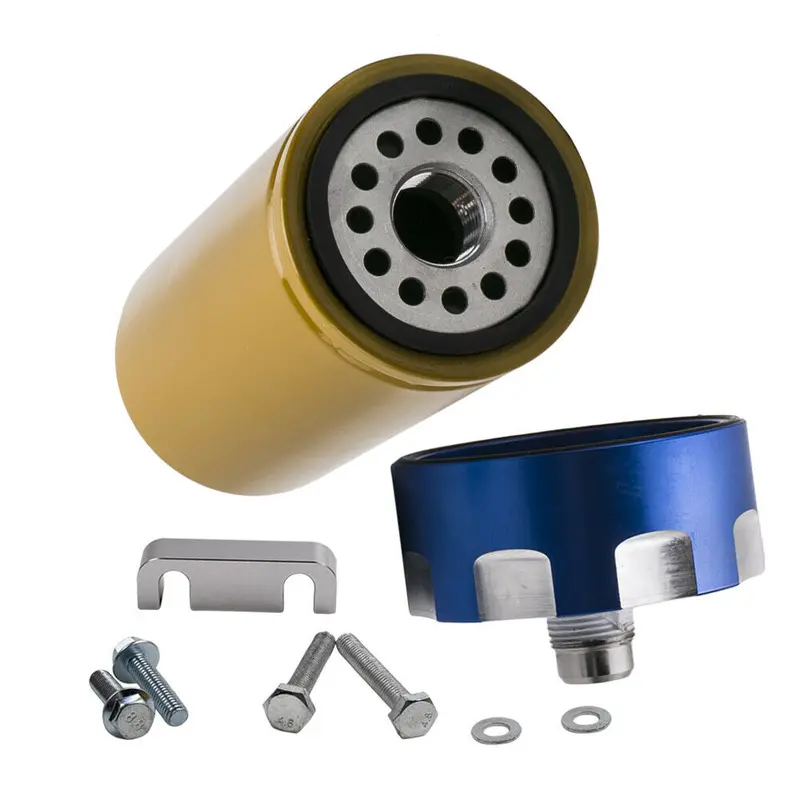 Blue Fuel Filter Kit Adapter+Hardware For Chevrolet Gm Duramax Gmc 6.6L 2001-16 1