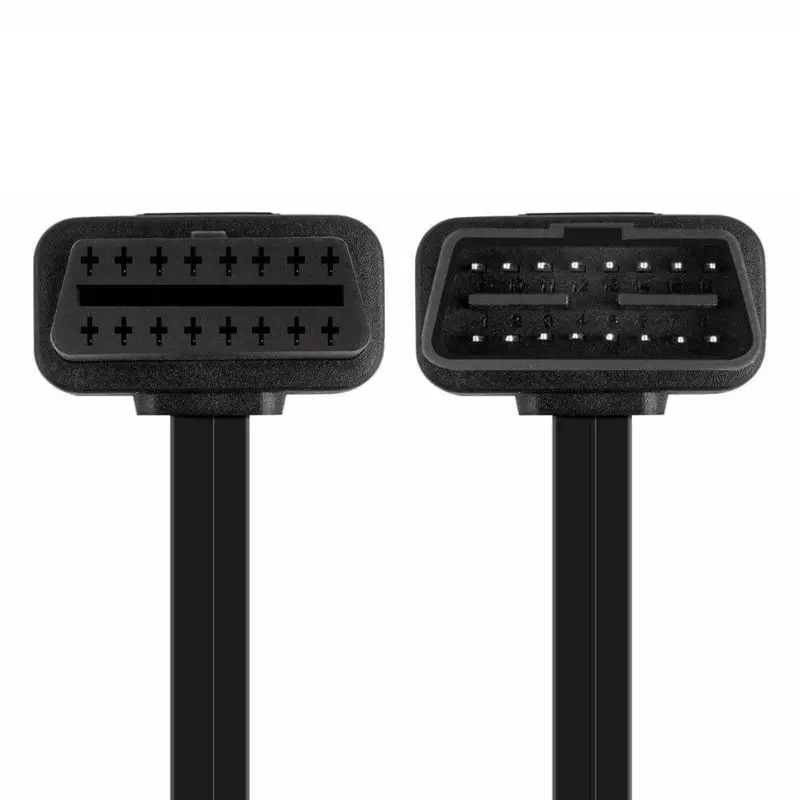 Câble Extension Prolongateur Rallonge Prise Obd2 Diagnostic Mâle À Femelle 60Cm 1