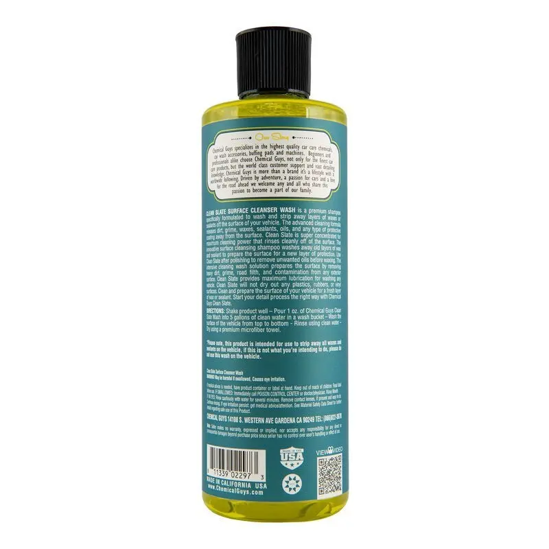 Chemical Guys Clean Slate Surface Cleanser Wash Soap - 16Oz 1