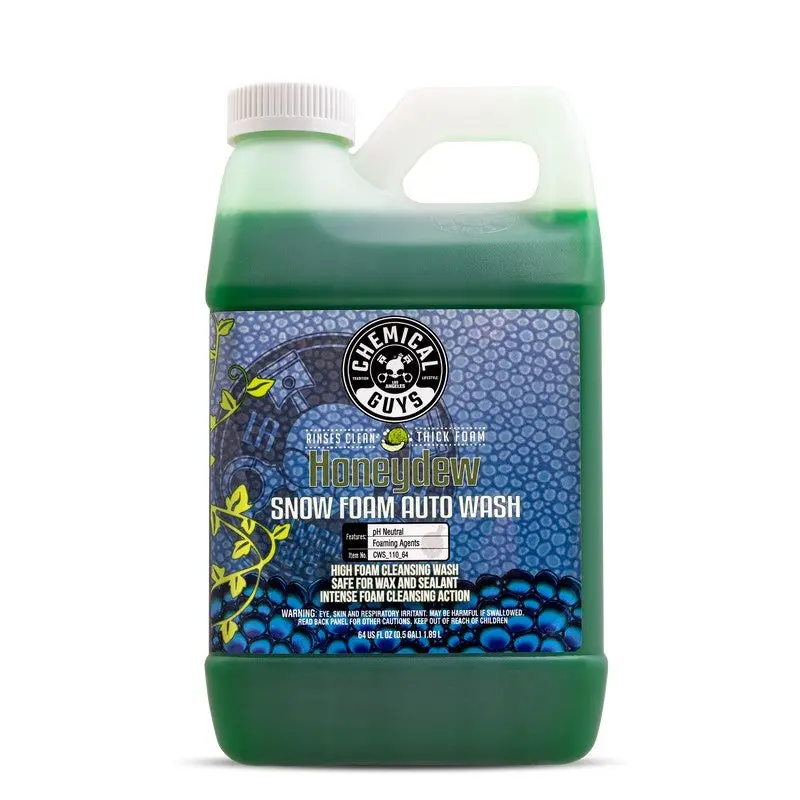 Chemical Guys Honeydew Snow Foam Auto Wash Cleansing Shampoo - 64Oz 1