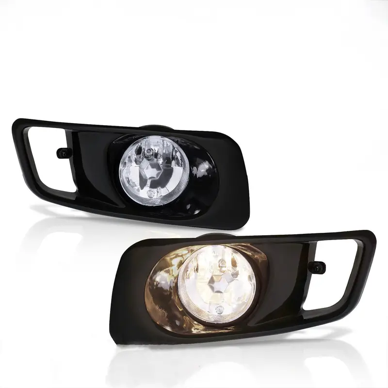 Chrome Driving Bumper Fog Lights Lamps + Wiring Switch For 1999-2000 Honda Civic 1
