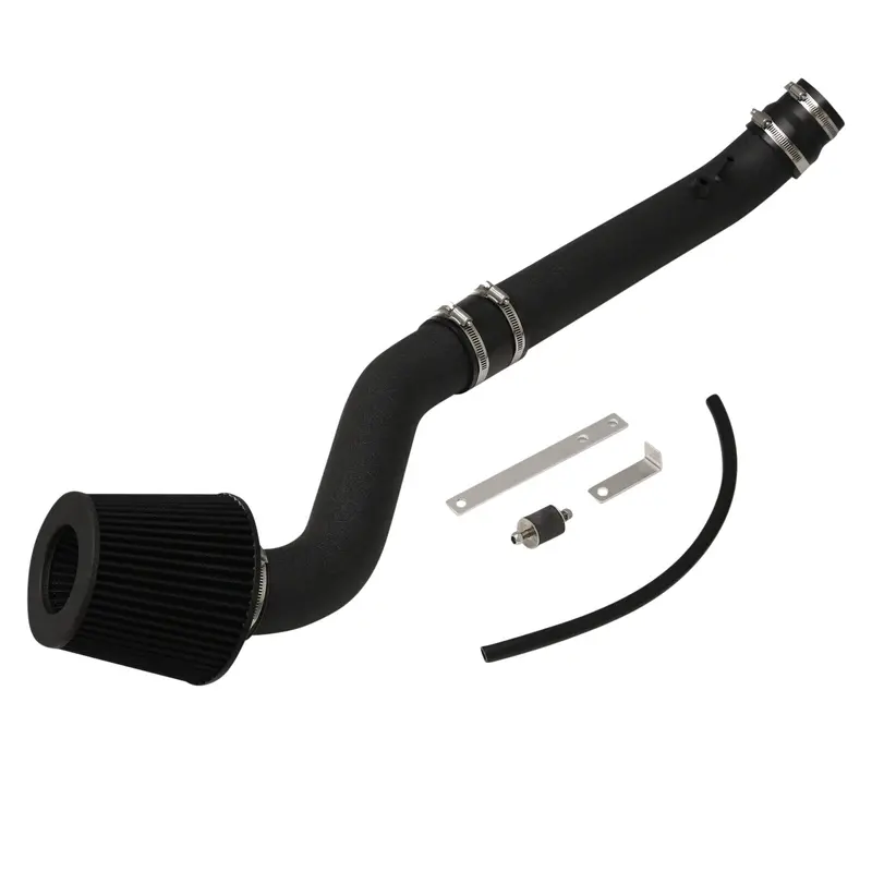 Cold Air Intake System 2.5" Black Piping Filter For 1996-2000 Honda Civic Em Mt 1