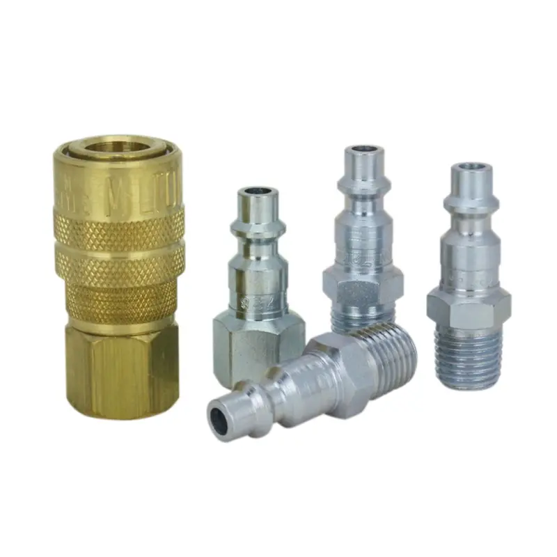 Coupler And Plug Kit For Air Tools, M-Style®, 1/4" Npt, Industrial Quality 1