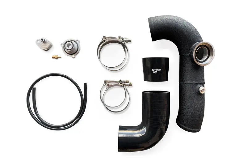 Cvf Aluminum Intercooler Charge Pipe Kit With Hks Flange (2013-2018 Ford Focus St) 1