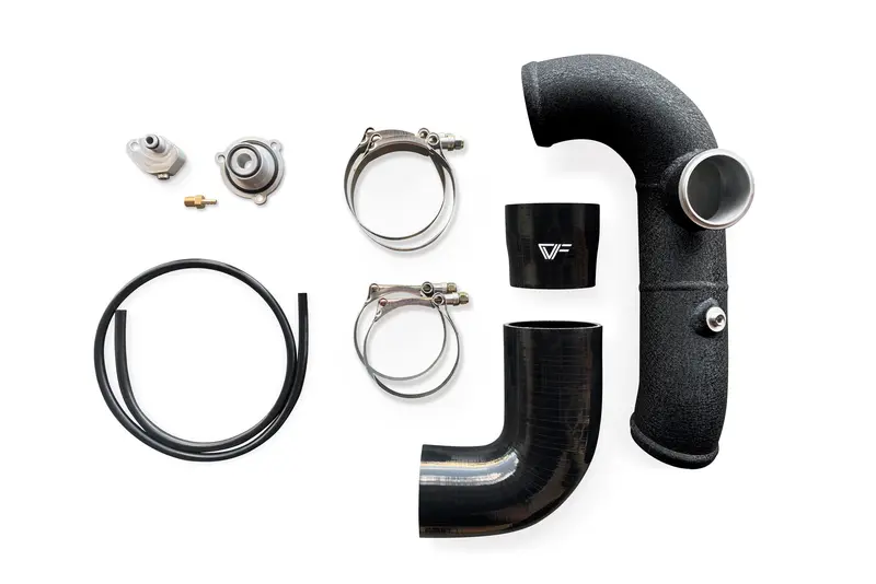 Cvf Aluminum Intercooler Charge Pipe Kit With Tial Flange (2013-2018 Ford Focus St) 1