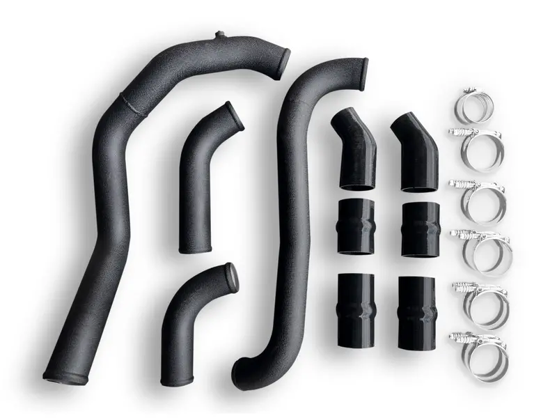Cvf Aluminum Intercooler Hot-Side + Cold-Side Piping Kit (2021-2025 Ford F-150 3.5L/Raptor Ecoboost; 2021-2025 3.5L Powerboost) 1