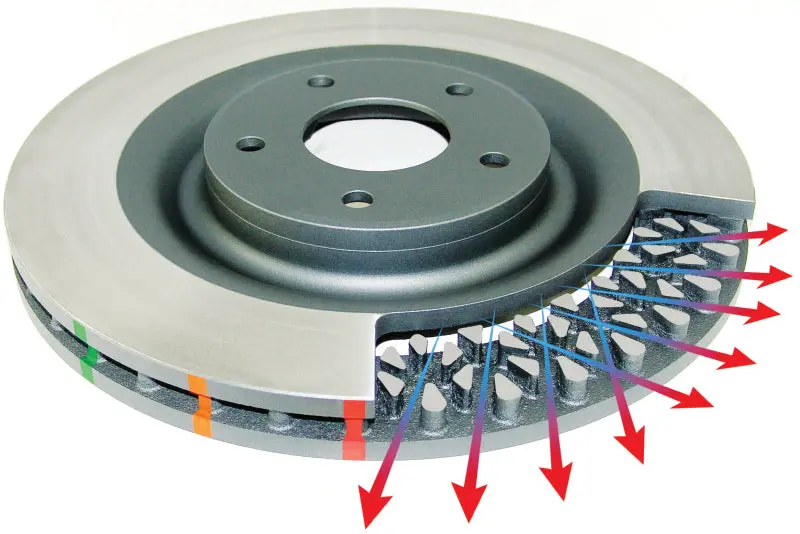 Dba 2017+ Subaru Sti Front Slotted 5000 Series Rotor 1