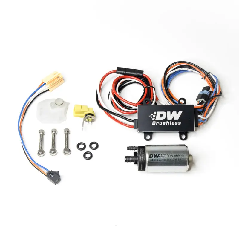 Deatschwerks 14-19 Ford Fiesta St 440Lph Intank Brushless Fuel Pump W/9-0912 Instl Kit/C102 Contrllr 1