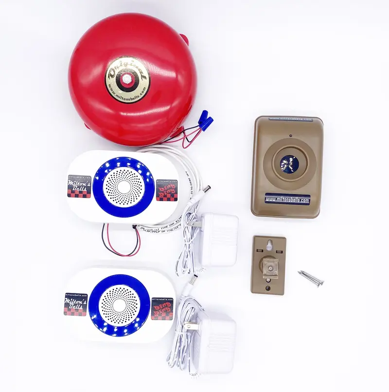 Driveway Motion Sensor Alarm Kit – Wireless Detection With Receiver Chimes, Original Bell™, And Customizable Alerts For Heavy Traffic Monitoring 1