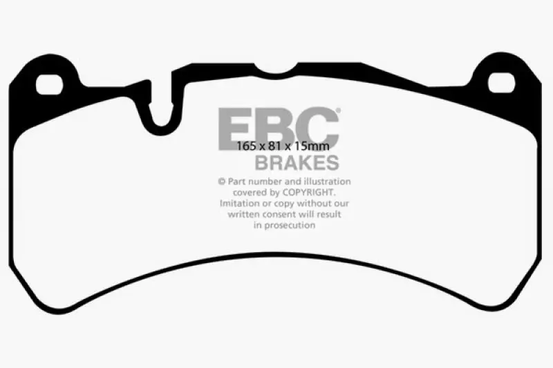 Ebc 07-08 Ferrari 430 Scuderia 4.3 Bluestuff Front Brake Pads 1