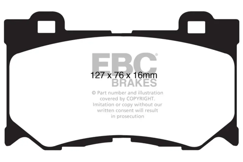 Ebc 08-15 Infiniti G37 3.7 Bluestuff Front Brake Pads 1