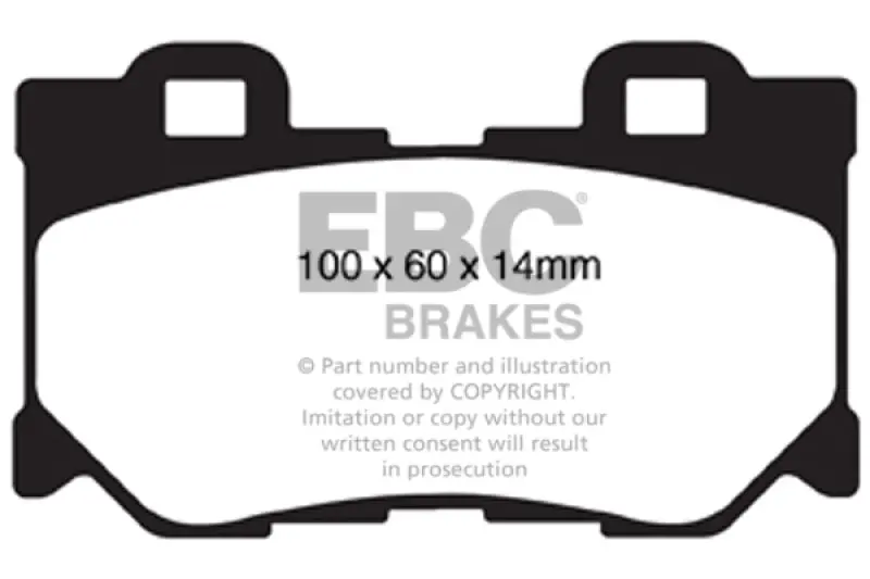 Ebc 08-15 Infiniti G37 3.7 Bluestuff Rear Brake Pads 1