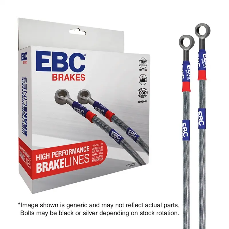 Ebc 16-19 Ford Focus 2.3T Rs Stainless Steel Brake Line Kit 1