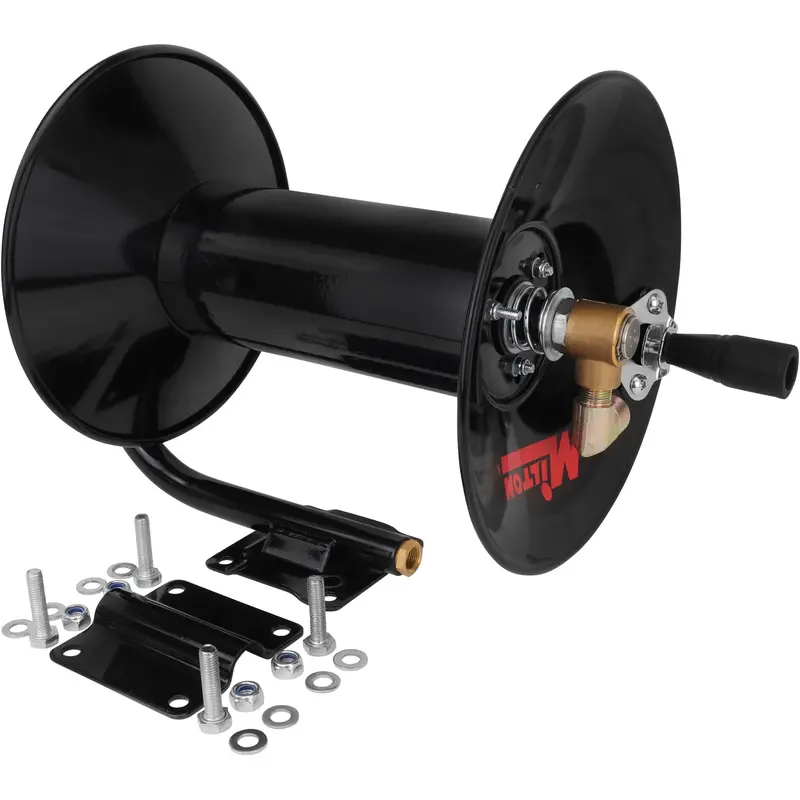 Empty Manual Reel For Pressure Washing (Holds 100' Of Hose) 1