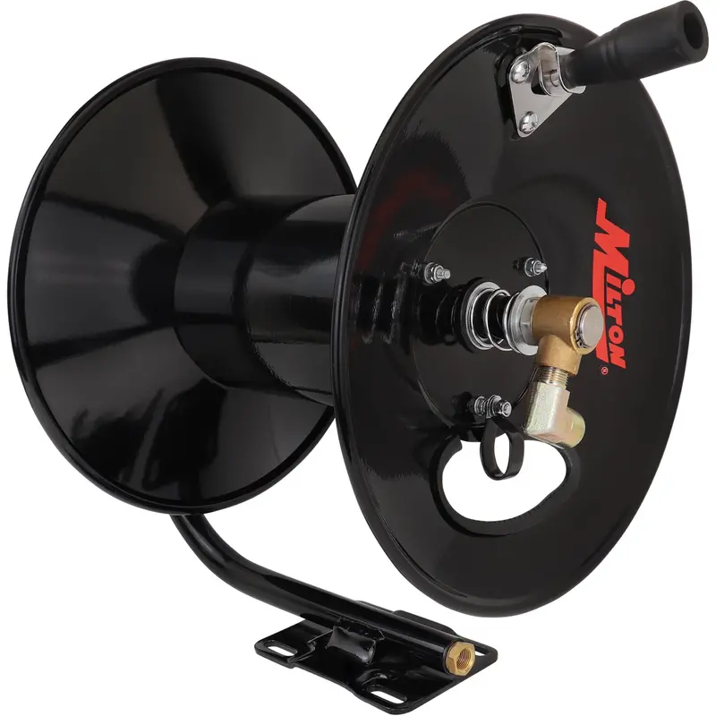 Empty Manual Reel For Pressure Washing (Holds 200' Of Hose) 1