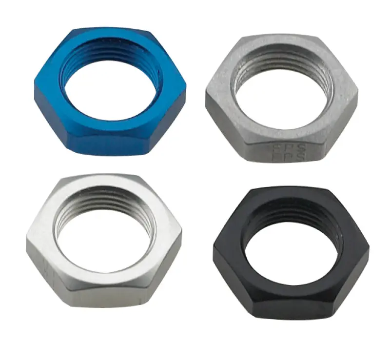 Fragola -4An Bulkhead Nut - Black 1