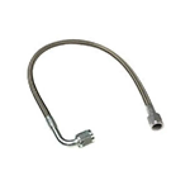 Fragola -4An Pfte Ext Black Hose Assembly Straight X 90 Degree 24In 1