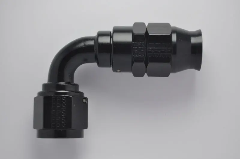 Fragola -8An Real Street X 90 Degree Hose End Black For Ptfe Hose 1