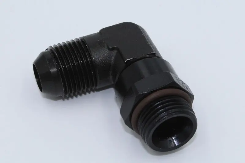Fragola -8An X 3/4 - 16 (8) 90 Degree Swivel - Black 1