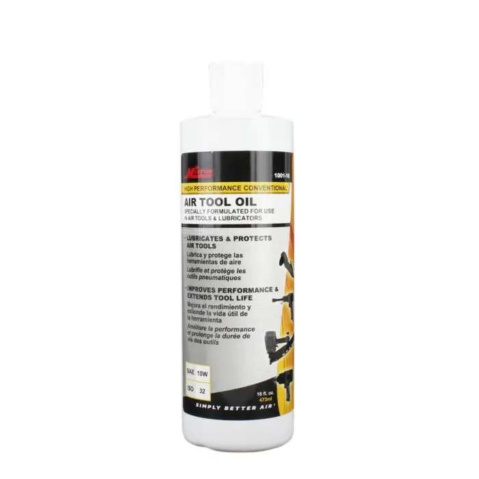 High-Performance Conventional Pneumatic Tool Oil (Sae 10W, Iso 32), 16 Oz. (Pack Of 12) 1