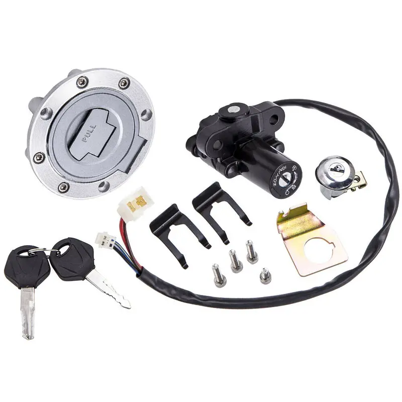 Ignition Switch Gas Cap Seat Lock Keys Set For Yamaha Yzf R1 R6 1992 1993-2013 1