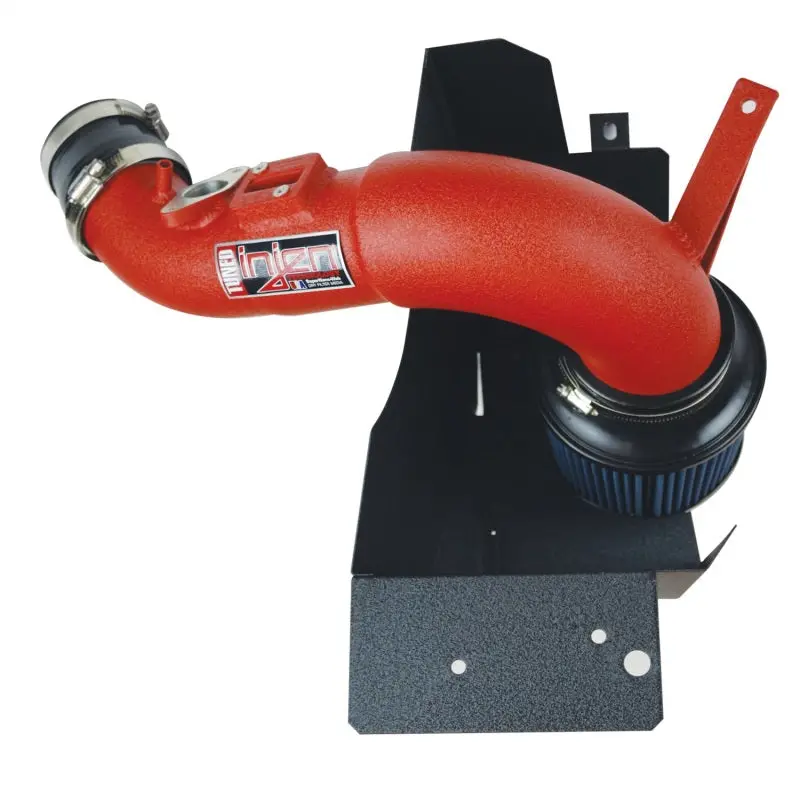 Injen 17-19 Honda Civic Type R 2.0T Wrinkle Red Short Ram Air Intake 1
