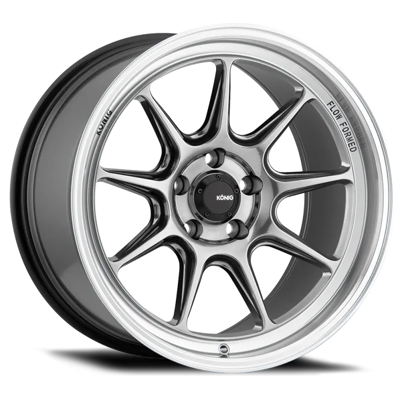 Konig Countergram 15X9 4X100 Et35 Hyper Chrome / Machined Lip 1