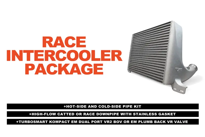 Mustang Parts Power Pack: Race Intercooler Package (2015-2023 2.3L Mustang Ecoboost) 1