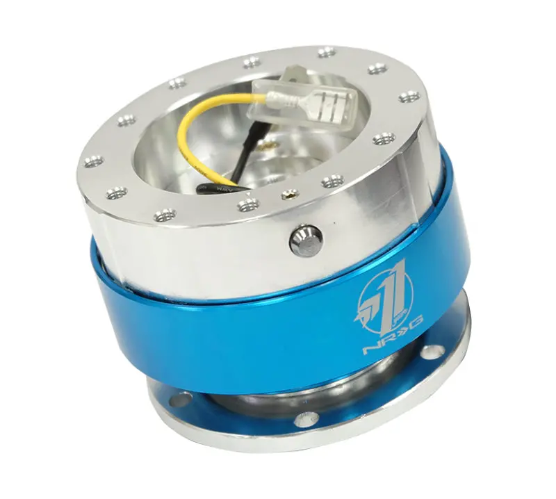 Nrg Quick Release - Black Body/ Blue Chrome Ring 1