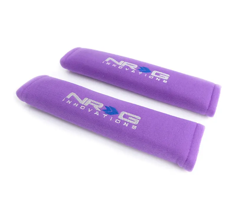 Nrg Seat Belt Pads 2.7In (Wide) X 11In - Purple(2 Piece) Short 1