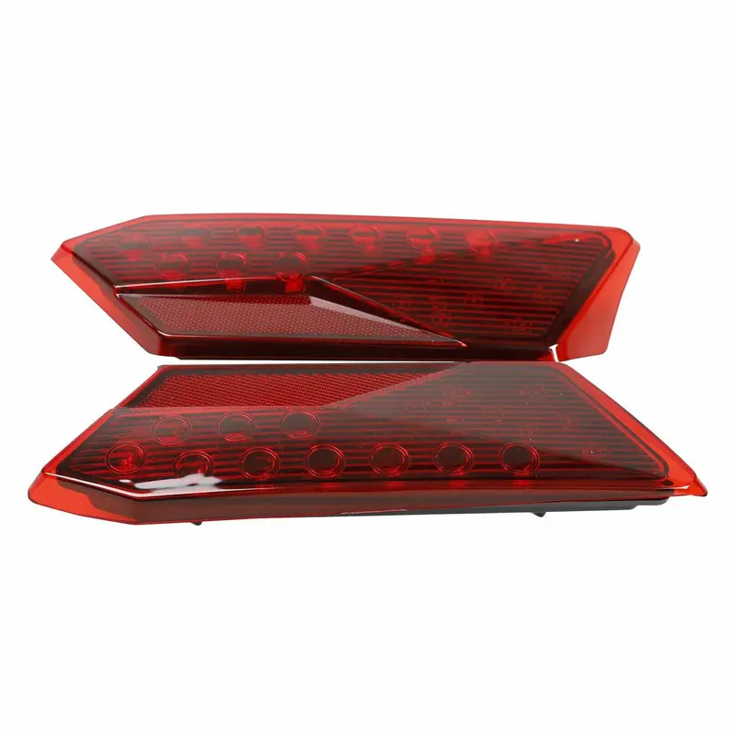 Pair Red Led Tail Lights For Polaris Rzr 1000 Xp 900 900S Turbo 1