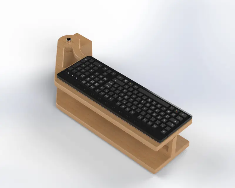 Plans - Keyboard Arm - Wood 1