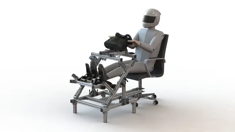 Plans - Office Chair Rig - F1 Or Gt3 Folding Wheel Stand Plans 1