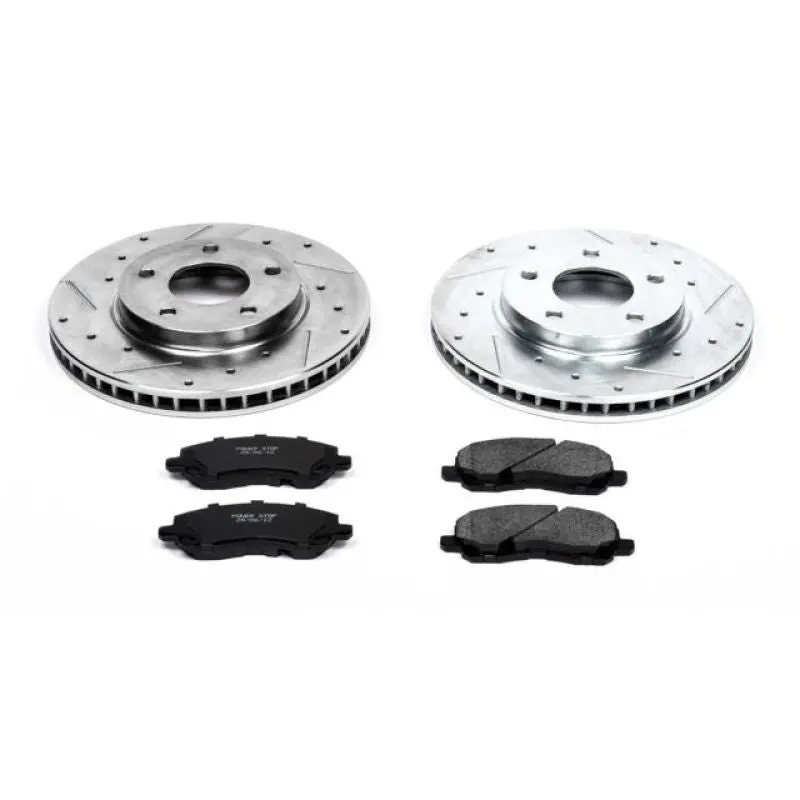 Power Stop 07-12 Dodge Caliber Front Z23 Evolution Sport Brake Kit 1