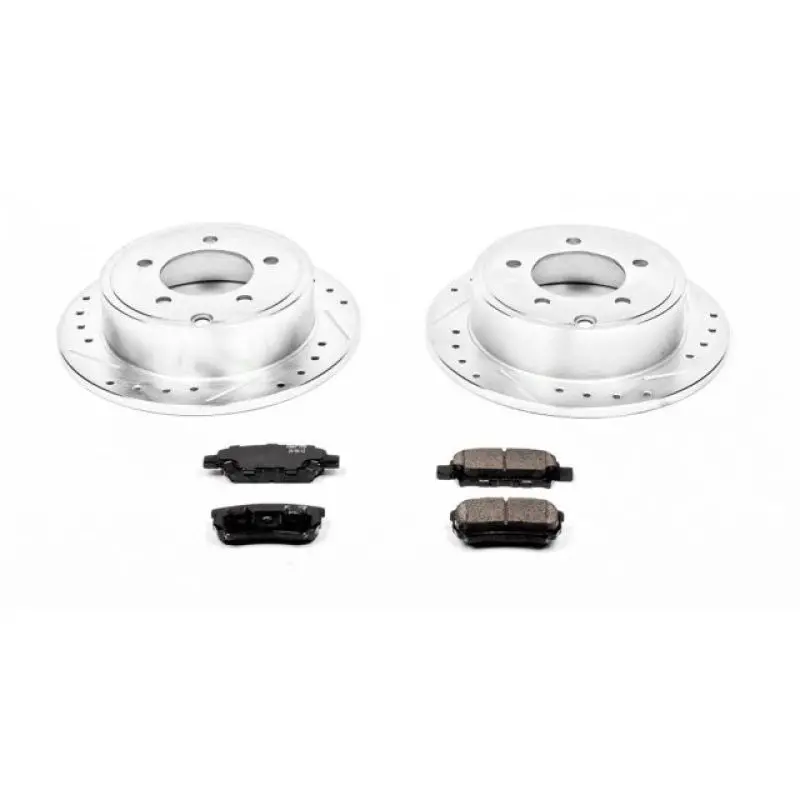Power Stop 11-14 Chrysler 200 Rear Z23 Evolution Sport Brake Kit 1