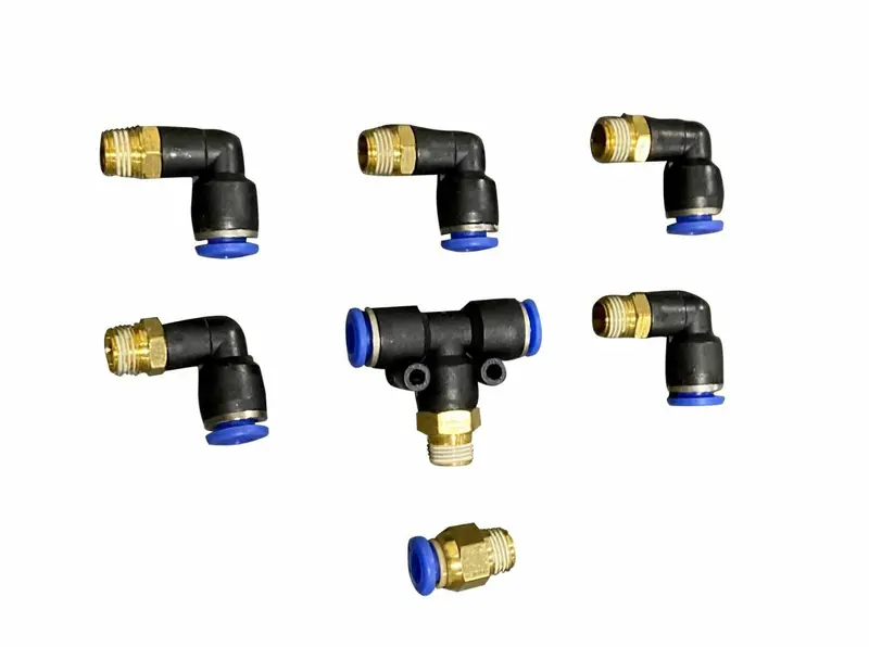 Push Lock One Touch Vacuum Fitting Kit For Universal Tial Bov Turbo 1/8Th Npt Us 1